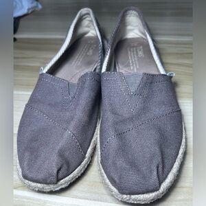 TOMS Women's Gray Slip-On Shoes
